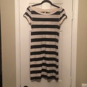 Banana Republic striped tshirt dress